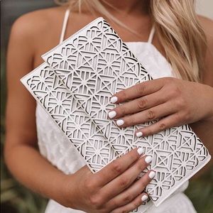 White Clutch Purse
